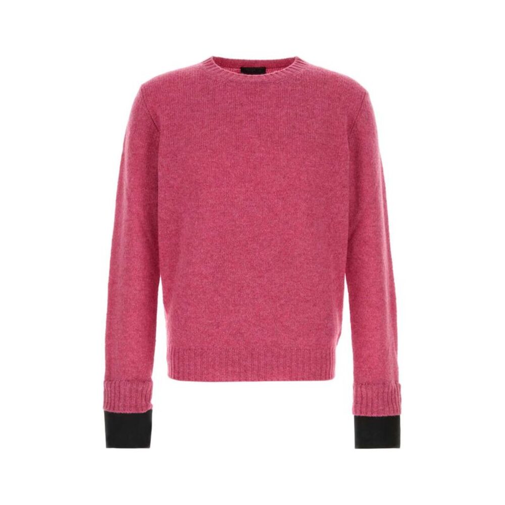 Prada Men Fuchsia Wool Sweater